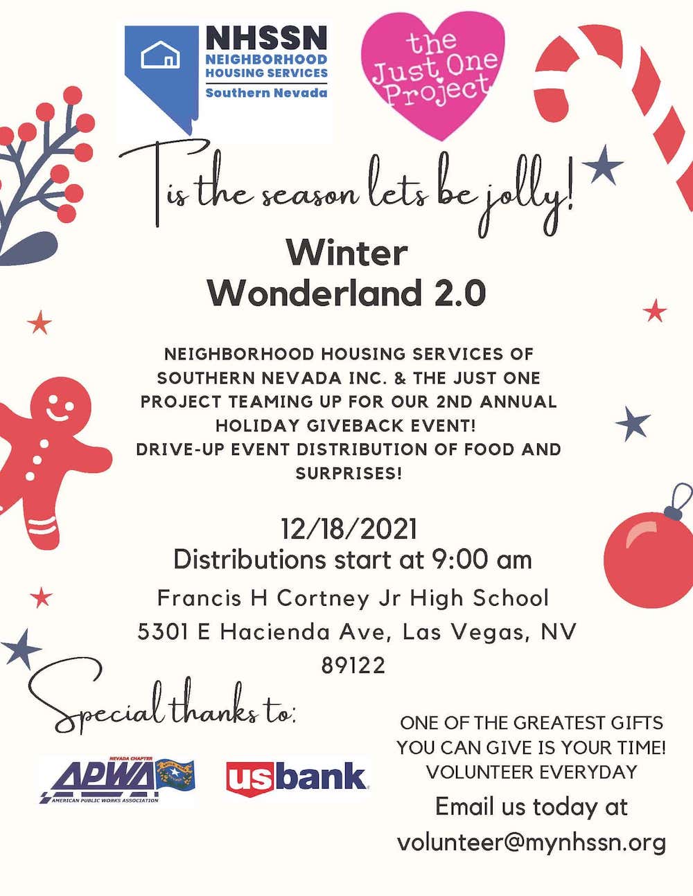 NHSSN Winter Wonderland Event Flyer Dec 2021